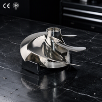 Hélice de yacht usinée sur mesure en acier inoxydable SS316, hélice marine moulée pour accessoires de bateau et de yacht