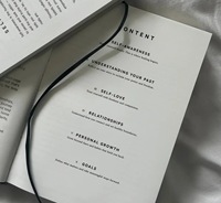 Journal de réflexion personnel en cuir PU, couverture rigide, agenda auto-guidé, carnet de guérison intérieure et de pleine conscience pour femmes, soins personnels