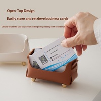 Plateau de rangement en cuir pour bureau et maison, organisateur de cartes de visite, clés et pièces de monnaie, idéal pour mini-canapé, vente en gros
