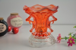 Electric <strong>Wax</strong> <strong>Melt</strong> Warmer Art Glass <strong>Wax</strong> <strong>Burner</strong> <strong>Wax</strong> Cube Melter Fragrance Candle Warmer - Product Image 4