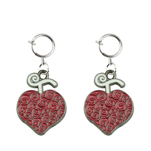 Hot 6 disegni <span class=keywords><strong>Anime</strong></span> giappone Luffy demone frutta orecchino personalizzato moda gioielli in lega di metallo pendente orecchino donna - Product Image 3