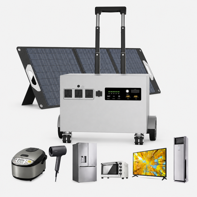 New 1200W 2000W Solar Generator Portable Lithium Power Station Best Solar Generator Power Banks & Power Station Generator