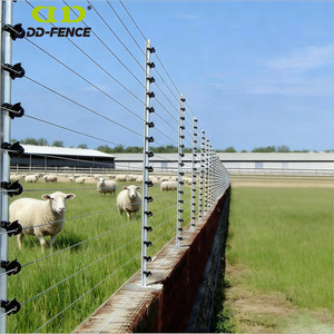 Système d'alarme de clôture électrique pour <span class=keywords><strong>la</strong></span> sécurité périmétrique des fermes, poteaux de clôture, accessoires d'énergiseur, clôture électrique solaire pour le bétail - Product Image 4