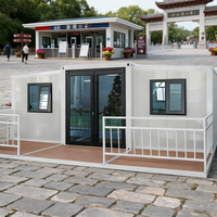 Maison préfabriquée en conteneur, prix des maisons préfabriquées, 3 chambres préfabriquées et salon, maison de 40 pieds prête à la vente, pliable