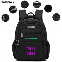 Sac à dos tendance pour étudiants, imperméable, écologique, pour ordinateur portable, personnalisable avec logo, fabriqué par HAIBOWY