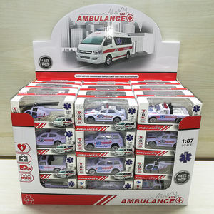 1:64 1:87 police coulissante simulée militaire alliage course pompier <span class=keywords><strong>ambulance</strong></span> voiture modèle véhicules moulé sous pression modèles voitures jouets - Product Image 4
