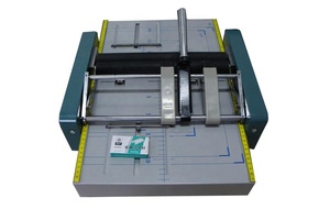 Máquina plegadora de papel eléctrica A3, máquina de encuadernación de libros, equipo de oficina con forma de hoja cruzada, precio barato, venta al por mayor, 2017 - Product Image 2