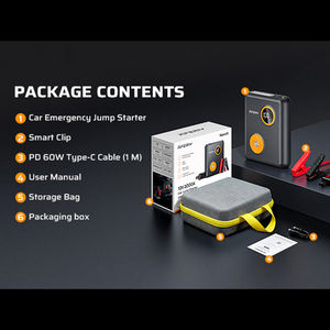 Multifunctioneel Voertuig Jump Starter <span class=keywords><strong>Mini</strong></span> Power Bank 27500Mah Type-C Ingang 3a/20V Natrium-Ion Batterij Auto Jump Starter - Product Image 6
