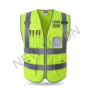 Customized Reflective Vest Safety Vest <b>Worker</b> Reflective Clothing Traffic Construction <b>Clothes</b> Fluorescent Site Clothing - Product Image 1