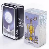 Ensemble d'Oracle Holographique Scintillant Personnalisable avec Boîte en Papier Holo Foil et Couverture de Guide pour Jeux de Société et Fêtes