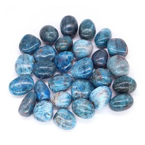 Pierre roulée d'apatite bleue en gros, très demandée, [boho] – Pierre décorative sculptée brute pour attirer la richesse - Product Image 6