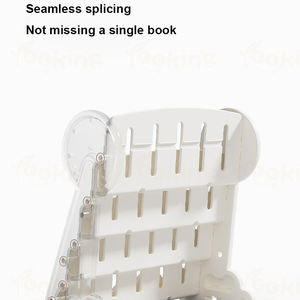 رف كتب للأطفال مع صناديق تخزين، خزانة كتب عصرية لغرفة المعيشة وغرفة الأطفال - Product Image 2