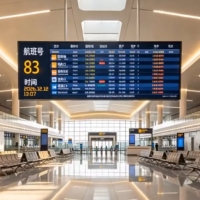 Sistema PIDS LCD de Alta Luminosidad para Estaciones de Tren de Alta Velocidad, Pantalla de Llegada y Salida de Trenes, Plataforma en Tiempo Real, Puerta IP65 para Metro