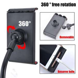 ขาตั้งโทรศัพท์มือถือแบบยืดหยุ่น หมุนได้ 360 องศา ใช้ได้กับโทรศัพท์มือถือและแท็บเล็ต  แบบคอห่าน  สำหรับวางบนโต๊ะ  โปรโมชั่น - Product Image 3