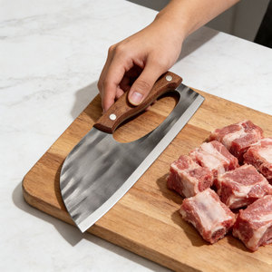 <span class=keywords><strong>Couteau</strong></span> <span class=keywords><strong>de</strong></span> Chef en Acier Inoxydable Forgé en Gros, Lame Super Affûtée avec <span class=keywords><strong>Manche</strong></span> en <span class=keywords><strong>Bois</strong></span> Massif, Nouveau <span class=keywords><strong>Couteau</strong></span> <span class=keywords><strong>de</strong></span> Cuisine <span class=keywords><strong>pour</strong></span> Usage Professionnel et Domestique - Product Image 2