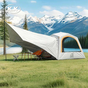 Kawagebo <span class=keywords><strong>Kamp</strong></span> (KK) 9' X 9' Gonflable 7.3 ㎡   Tente de camping familiale multifonctionnelle de luxe en tissu Oxford pour hayon de voiture - Product Image 4