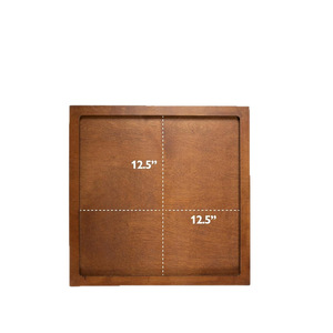 Wooden Record Display Frame 12.5 In Square Wall Mounted <b>Shadow</b> <b>Box</b> For Living Room Bedroom Study - Product Image 1