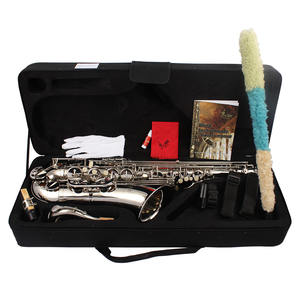 <span class=keywords><strong>SLADE</strong></span> Saxophone ténor argenté Instrument à vent professionnel avec accessoires de saxophone ténor Instruments de musique saxophone en laiton - Product Image 4