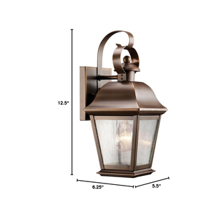 Modern Solar LED <b>Lantern</b> Bronze Outdoor Wall Lights Square Shape Outdoor Wall <b>Lamps</b> - Product Image 3