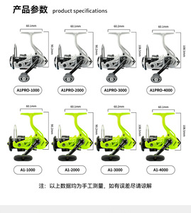 รอกตกปลาโลหะแฟนซี 4 สี รุ่นใหม่ ใช้ได้ทั้งน้ำจืดและน้ำเค็ม แรงต้านสูงสุด 12 กก. รอกสปินนิ่ง ทนทาน สำหรับตกปลาคาร์พและปลาเทราต์ - Product Image 3