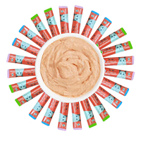 Vente en gros de bâtonnets nutritifs à saveur de poulet pour chat aliments humides emballage frais complément alimentaire liquide pour animaux de compagnie avec collation savoureuse
