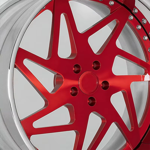 Rines Forjados 5x100 5x112 5x114.3 5x120 de 3 Piezas de 17 18 19 Pulgadas Cromados Diseño Personalizado para Mustang Camaro Dodge <span class=keywords><strong>FF</strong></span> - Product Image 5