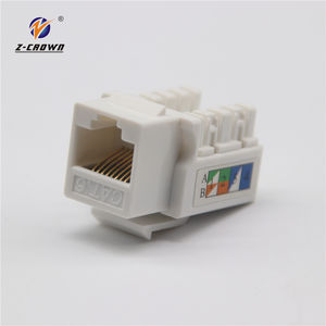 Connettore Keystone Pass-Through RJ45 Cat6 UTP Schermato Senza Cavi - Product Image 3