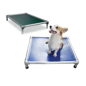 Best Price Washable Dry Quickly Cooling Solid Aluminum Frame Bed High Quality Pet Bed Dog Elevated Bed With Low MOQ