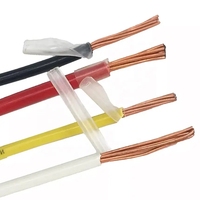 Suministro DE FÁBRICA DE China THW THWN THHN Cable 12 AWG 14 AWG Cable eléctrico de nailon con aislamiento de PVC