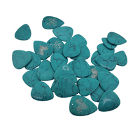 China Made Durable Teardrop Natural Gemstone Thickness Guitar Picks 2mm for Stringed Instrument