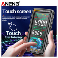 ANENG 683 Multimeter Pintar Isi Ulang Layar Sentuh Kelas Atas 6000 Counts Multimetro Alat Uji Multitester Penguji Tegangan AC/DC Alat Pengukur Arus