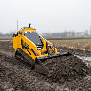 Китайская фабрика: Продажа компактных фронтальных погрузчиков (колесных/гусеничных) мини-погрузчиков с дизельным двигателем - Product Image 1