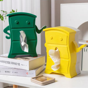 A0013 sabah rüya Jia çevre dostu Modern plastik masaüstü tuvalet kağıdı kutu duvara monte depolama oturma odası için terlik - Product Image 1