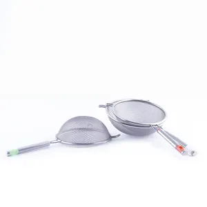 Stainless Steel Fine Mesh Strainers for Kitchen Colander Skimmer with Handle Sieve Sifters for Coffee Tea Rice Oil Noodle