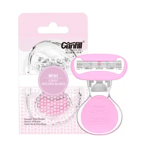 Le rasoir Great Mini Beauty 5 lames nouveau design rasoir en acier inoxydable pour les femmes rasoir hydratant