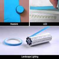 Custom Die Cut Double-Sided Thermal Adhesive Tape Insulated for LED Heatsink PC Lighting and Electronics-Film & Tapes