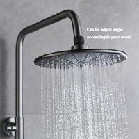 Ensemble de Douche Complet Luxe et Moderne à 3 Fonctions Chaud-Froid, Monté Mural pour Salle de Bain, Douche Pluie Type Piano