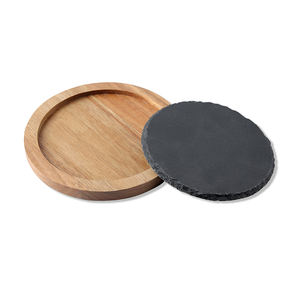 Plato redondo de madera de acacia para servir, plato extraíble para servir queso, plato de madera para servir, plato para carne, pan - Product Image 1