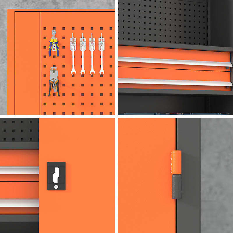Multifunctional Metal Tool Storage Cabinets Two-Door Design for ...