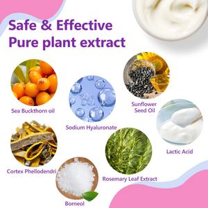 Baume Crème Apaisant pour la Peau Irritée de la Vulve Chinaherbs OEM, Soutien à la Ménopause, Pommade pour Réduire les Démangeaisons, la Sécheresse, Hygiène Féminine - Product Image 2