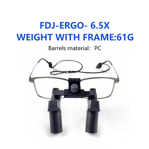 Loupe chirurgicale médicale Burite 6,5X avec équipement dentaire à haute luminosité, prisme keplerien, loupe grossissante, matériau de haute qualité - Product Image 2