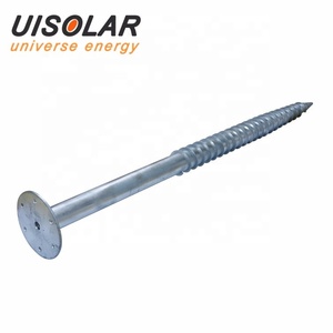 Système de montage solaire au sol à prix de gros, fondation d'ancrage au sol pour panneaux photovoltaïques, ancrage solaire en acier, pieux hélicoïdaux, pieux à vis pour le sol - Product Image 3