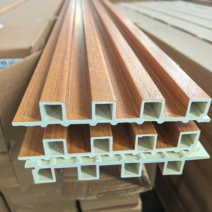 Paneles de Pared Decorativos de Madera WPC para Interiores de Hoteles, Diseño de Gran Muralla Acanalado, Resistentes al Agua, para Uso Comercial, Alta Calidad, Nuevo - Product Image 2