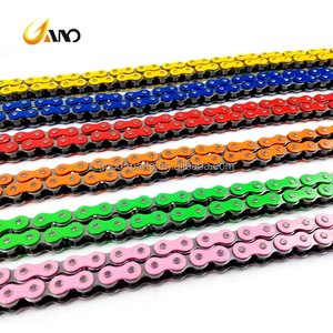 WANOUモーターサイクルチェーンセット428428 H 104L 110L 120L 130L 136Lレインボーカラーチェーン - Product Image 1