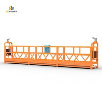 Plateforme de travail suspendue Zlp630, nacelle de construction électrique, guindola motorisée en aluminium pour l'entretien et le nettoyage des murs extérieurs