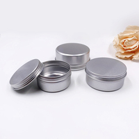 Vente en gros de contenants ronds en aluminium colorés de 5g, 10g, 30g, 60g, 120g avec couvercle à vis, boîte vide pour emballage de pâte cosmétique et artisanat DIY