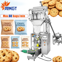 Machine d'emballage verticale VFFS automatique haute vitesse pour biscuits, chips et noix en sachet oreiller