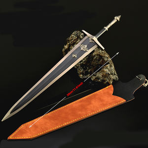 Jouet modèle décoration métal alliage de Zinc artisanat <span class=keywords><strong>Elden</strong></span> anneaux damas acier géant épée 22cm populaire pour adultes et enfants - Product Image 2