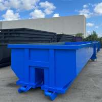 Recommander l'élimination des déchets à usage intensif Roll off Open Top Dumpster pour les débris de construction