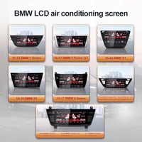 Panel de Aire Acondicionado Digital para BMW Serie 2/3/4/5/6/X1/X3/X4/X5/M3/M4, Pantalla de Control de Climatización Digital con Calefacción/Refrigeración